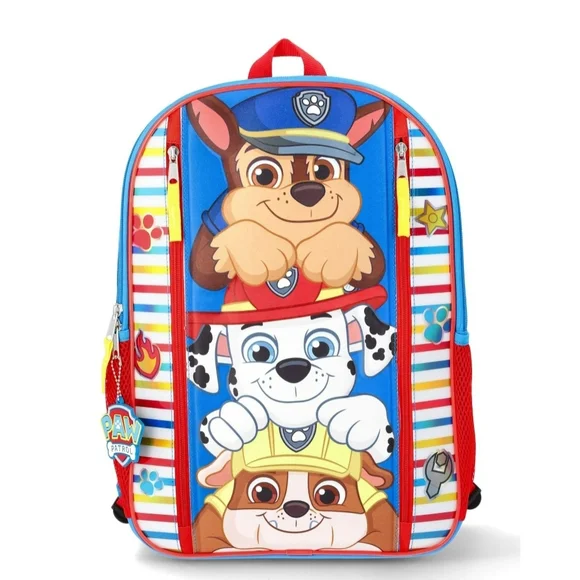 Nickelodeon Paw Patrol Backpack - Blue, Red, Yellow - Picture 2 of 4